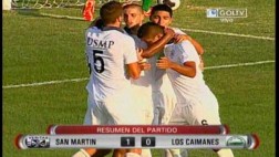 San Martín derrotó 1-0 a Los Caimanes tras un penal dudoso