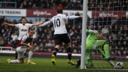 Con doblete de Rooney, Manchester United venció 2-0 al West Ham