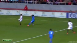 El lujo de Rakitic que terminó en gol en el Sevilla-Madrid