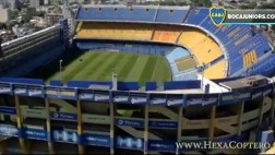 Un vuelo sobre La Bombonera gracias a la tecnología del drone