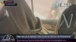 La Molina: casa con cocaína tenía moderno sistema de seguridad