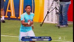 Cristal igualó 1-1 con San Simón a puertas cerradas