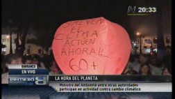 Peruanos se unieron a La Hora del Planeta