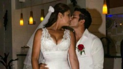Christian Domínguez se casó 'simbólicamente' con Karla Tarazona