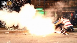 Caracas: Policías y manifestantes se atacaron con lacrimógenas