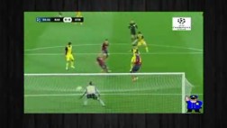 'Blooper' de Pinto casi provoca gol, pero David Villa falló
