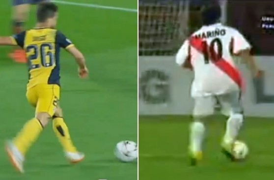 Golazo de Diego en el Camp Nou se parece al de Mariño con Perú