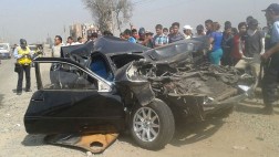 Coaster a excesiva velocidad chocó y dejó 10 heridos en Ate