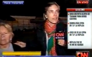 Chile: el terremoto de 7,4 grados captado por una cámara de TV