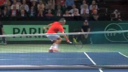 Roger Federer y una clase maestra de cómo golpear la pelota