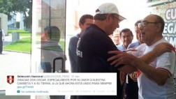 La selección peruana también le rindió homenaje a Óscar Avilés
