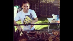Messi preparó un asado para Martino, Mascherano y Pinto