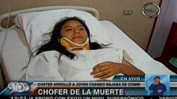 Joven que tuvo brutal atropello en Surco no recuerda accidente