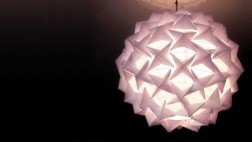 Aprende a hacer tu propia lámpara de techo con origami