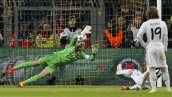 Di María erró penal ante Weidenfeller en el Dortmund-Madrid