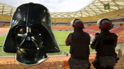 Policía usará en Brasil 2014 máscara inspirada en Darth Vader