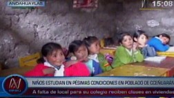 Cceñuarán: 300 niños estudian en casas por falta de aulas