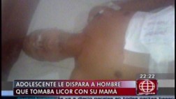 Adolescente casi mata a hombre que tomaba licor con su mamá
