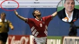 Stoichkov publica foto en Twitter con una página porno gratis