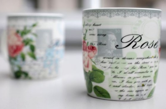 Una taza con la cara de Hitler para el desayuno