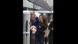 Kate Middleton causó sensación con blazer azul en Nueva Zelanda