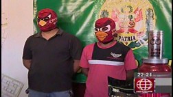 Sujetos intentaron asaltar vistiendo máscaras de Angry Birds