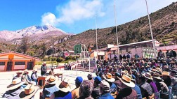 Realizan simulacro de erupción volcánica en Arequipa