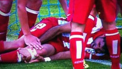 Gol y lesión: Diego Costa y el terrible impacto contra el arco