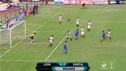 Cristal rescató empate 1-1 ante León y van 5 fechas sin ganar