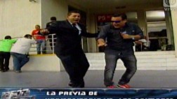 El 'Puma' Carranza bailó en la previa del partido de la 'U'