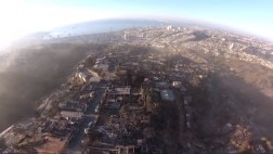 Incendio en Chile: Catástrofe de Valparaíso vista desde el aire
