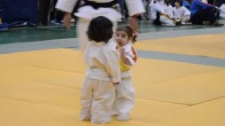 El combate de judo entre 2 tiernas niñas que se volvió un viral