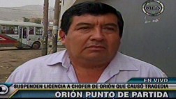 Orión: "Nuestros conductores tienen derecho a trabajar"