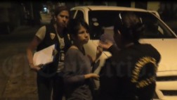 Video: Activista del Movadef se tragó chip al ser detenida