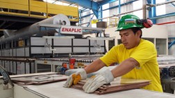 Los seis pasos para la elaboración de losetas, según Celima