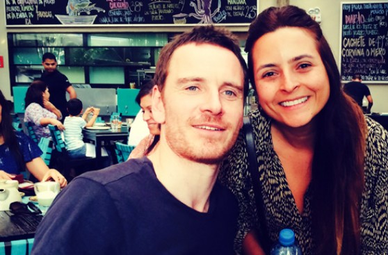 Michael Fassbender visitó La Mar a su paso por Lima