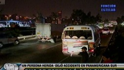 Coaster que recogía pasajeros en lugar prohibido fue chocada