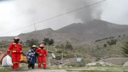 Querapi fue evacuado ante actividad del volcán Ubinas