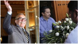 Personalidades y fans llegan a la casa de Gabo para despedirlo