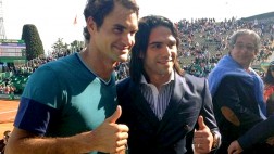 Dos 'monstruos' juntos: Falcao compartió foto junto a Federer