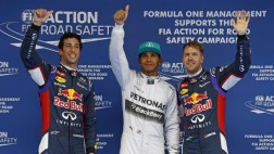 Fórmula 1: Hamilton se llevó la pole en el GP China
