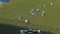 Cruzado anotó su primer gol con Nacional en el fútbol uruguayo