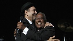 Rubén Blades llegó a San Juan a despedirse de Cheo Feliciano