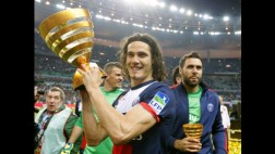 PSG se coronó en Copa de Liga con dos goles de Edinson Cavani