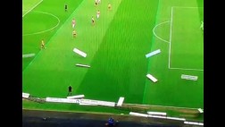 El 'ciclón' que también sopló en un partido de Premier League