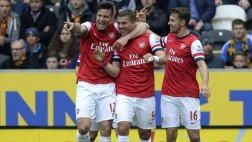 Arsenal goleó y pelea por ir a la siguiente Champions League