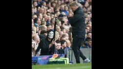 'La muerte' visitó a David Moyes en el partido del Manchester