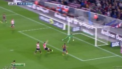 Alexis Sánchez falló lo que pudo ser el primer gol del Barza