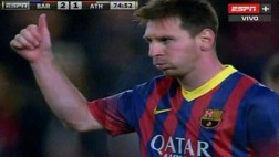 Messi y el golazo que 'quemó' las manos al portero del Athletic