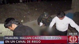 Huaura: cadáver de un joven fue abandonado en canal de regadío